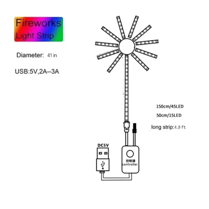 Cilifer®Smart Firework LED Lights