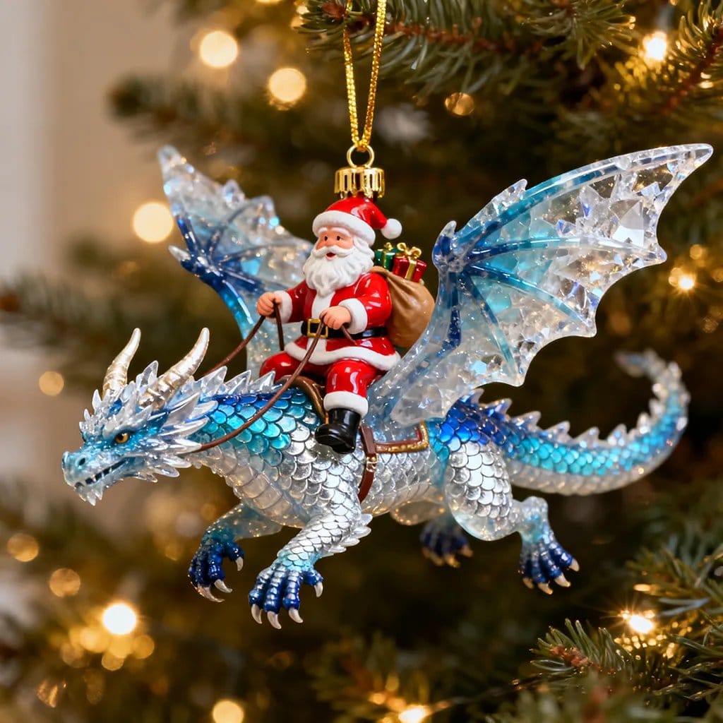 Cilifer®Santa's Dragon Riders Ornament Collection