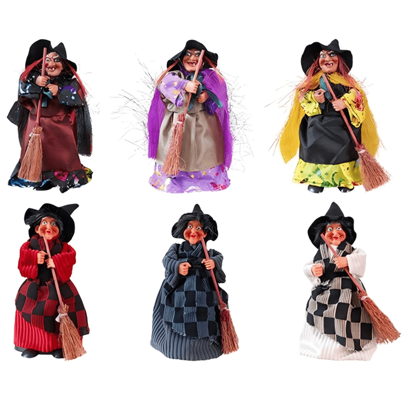 CZTICLE®🧙🧹Halloween Witch Doll Statue Decor Desktop