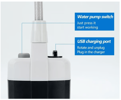 Cilifer®Portable Camping Shower with Adjustable Flow – For Easy & Convenient Outdoor Cleaning!