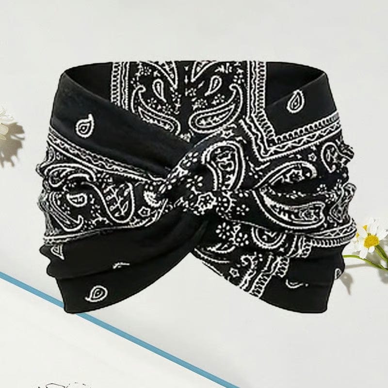 Cilifer®Printed cross yoga headband