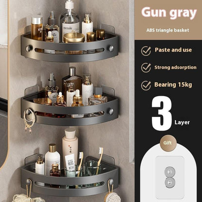 Cilifer®Corner Shelves Shower Storage Rack. Drill Free Wall MountShower Organizer. 40lbs Load Capacity BathroomAccesso