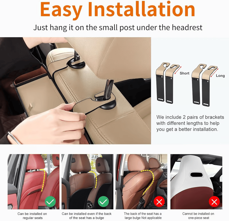 Cilifer®Sale 3-in-1 Car Backseat Organizer – Keep Your Ride Clean & Organized!