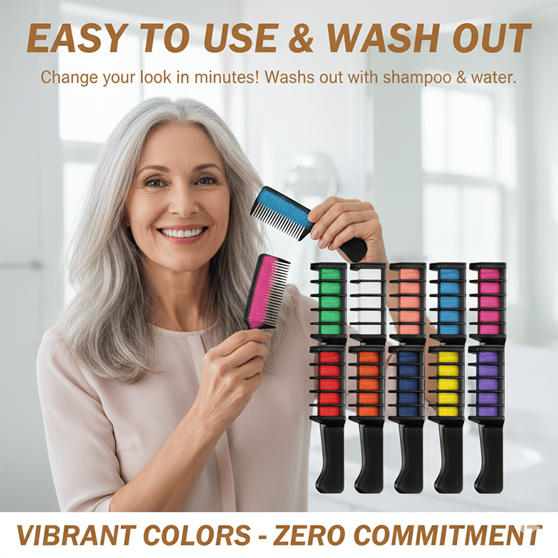 Cilifer®Festive Fun Hair Chalk Combs