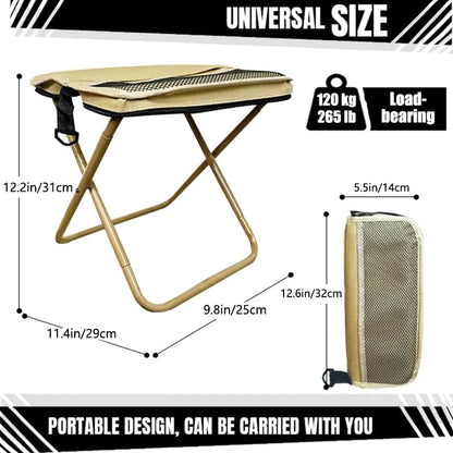 CZTICLE®🪑Ultra-Light Folding Stool – Supports Up to 265 lbs