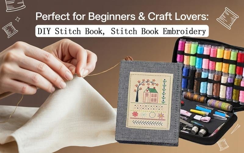 Cilifer®🌲Christmas promotion-❤️Beginner-Friendly🪡Stitch Book 📖with 106 different stitches