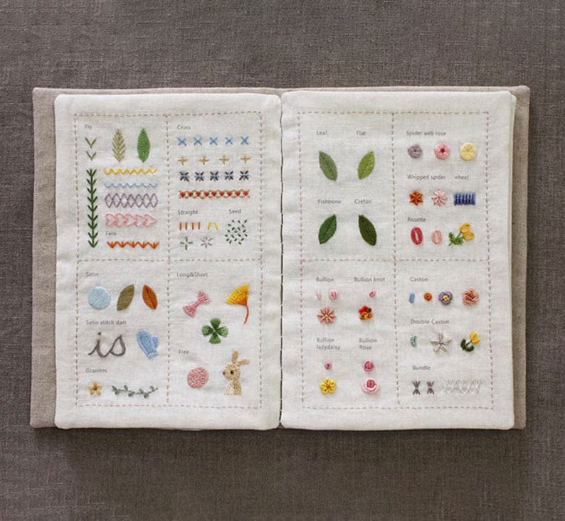 Cilifer®🌲Christmas promotion-❤️Beginner-Friendly🪡Stitch Book 📖with 106 different stitches