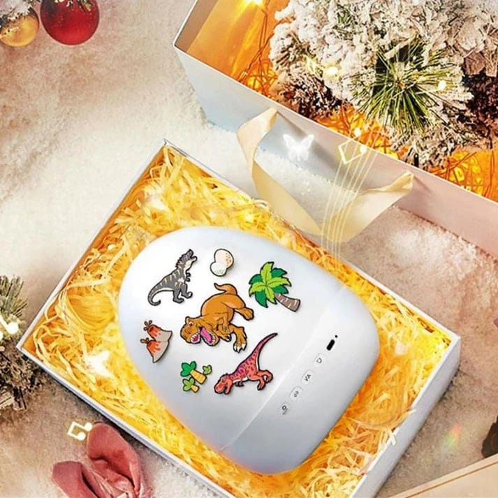 Cilifer®Dinosaur Egg Night Light Projector with Bluetooth Speaker For Kids
