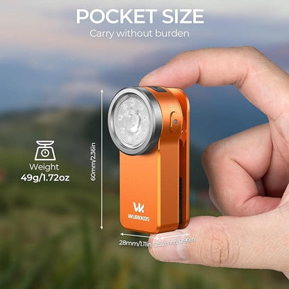 CZTICLE®680 lm Triple-Source Clip Flashlight