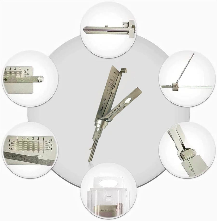 Cilifer®Stainless Steel Key Decoder(Only applicable to Flat Key Lock)
