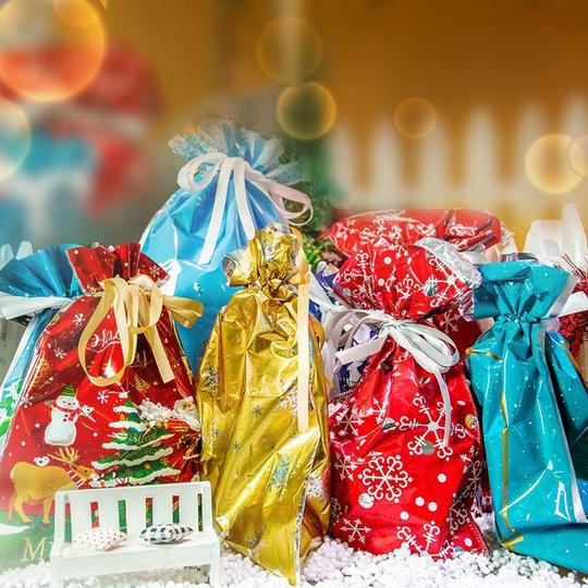 Cilifer®🎄Drawstring Christmas Gift Bags (Biodegradable)