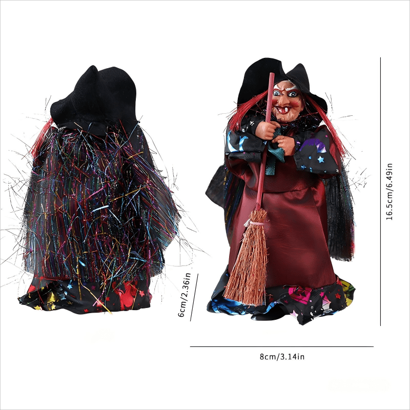CZTICLE®🧙🧹Halloween Witch Doll Statue Decor Desktop