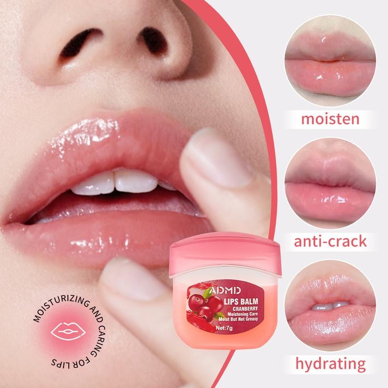 Luhaka®8Pcs Fruit Flavored Lip Care Set 🍓: Glosses + Night Balms + Colorless Lipsticks + Moisturizing Masks – Perfect Party & Seasonal Gifts! 🎉