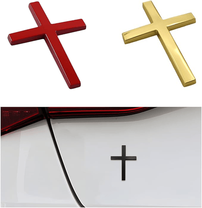 Cilifer®Metal Jesus Christ Cross Badge Stickers