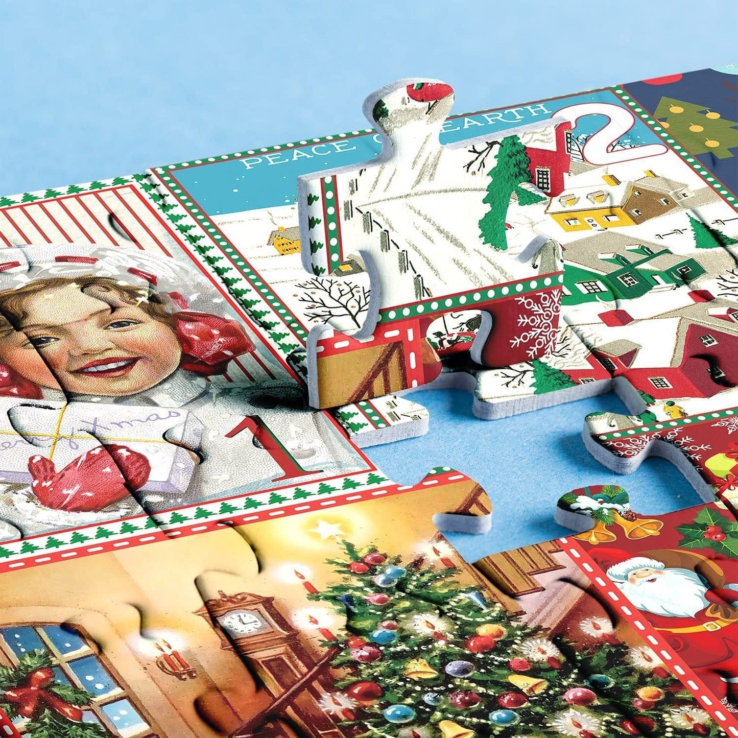Cilifer®Christmas Advent Calendar Jigsaw Puzzle 1000pcs