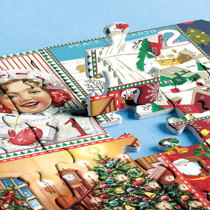 Cilifer®Christmas Advent Calendar Jigsaw Puzzle 1000pcs