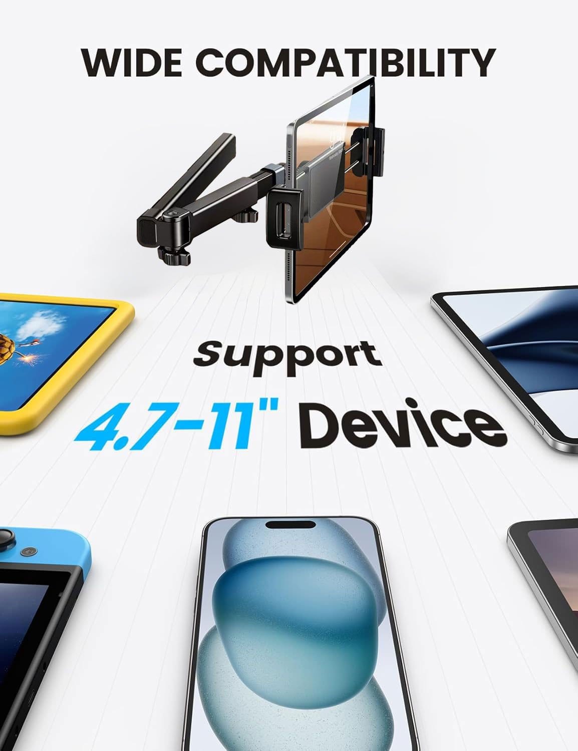 Cilifer® Car Headrest Tablet Holder