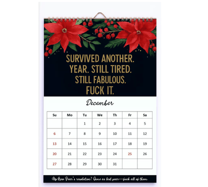 Cilifer®Fuck It Again – 2026 Calendar For Women Who've Had Enough