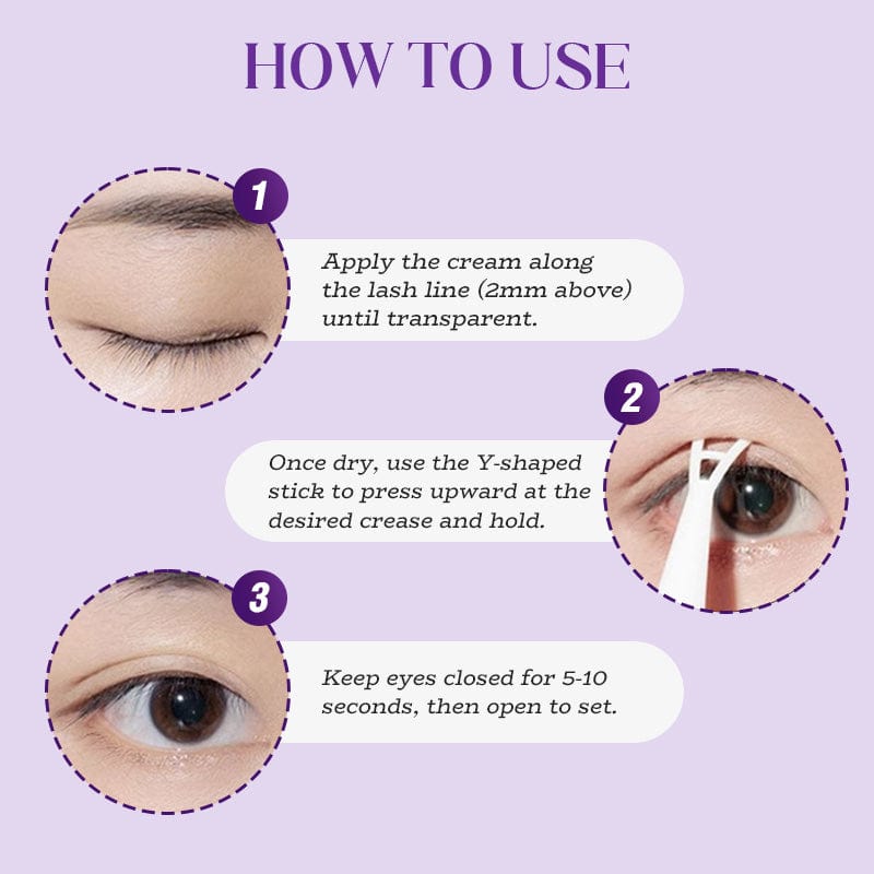 LUHAKA®❣️Long Lasting & Invisible Double Eyelid Styling Cream