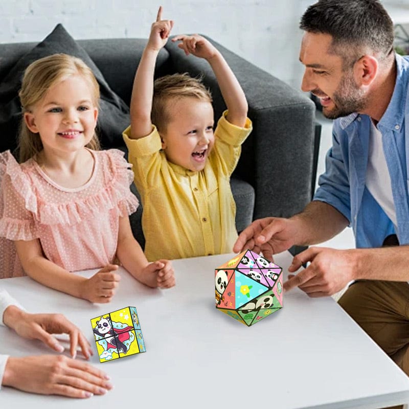 CZTICLE®Creative Folding Panda Cube Toy for Kids