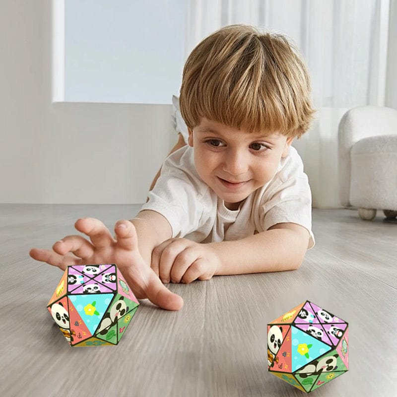 CZTICLE®Creative Folding Panda Cube Toy for Kids
