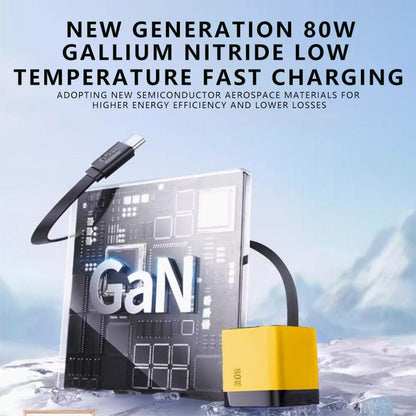 DAFEILA®🎁✨3 in 1 Charger Retractable 80W MAX Fast