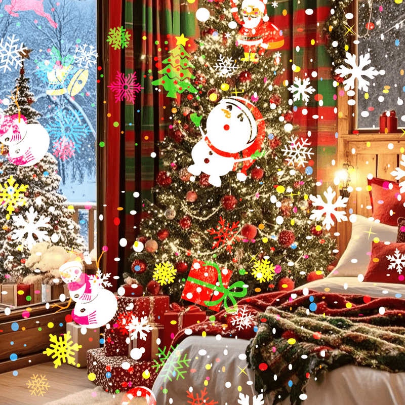 Cilifer®Rotating LED Christmas Pattern Projector Light