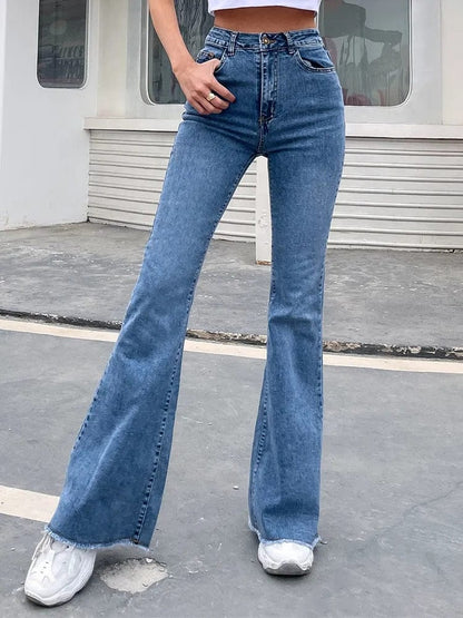 High Rise Flared Jeans